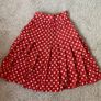Vintage-Stunning silk coral and cream skirt and top 'Ramsay of Dublin' Image 10