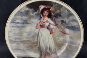 Vintage Fenton cabinet plate, Christmas gift
