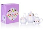 Porcelain Tea Set With Hearts