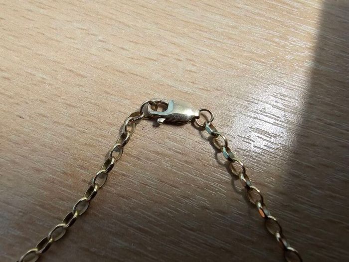 Gold name chain 9ct gold