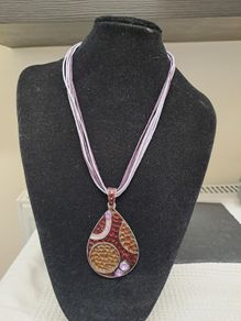 Statement Teardrop Pendant Necklace