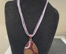Statement Teardrop Pendant Necklace