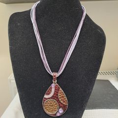 Statement Teardrop Pendant Necklace
