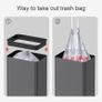 Sensor Bin Touchless Kitchen Bin 50L Automatic Motion Sensor Trash Can Stainless Steel Smart Trash Bins with Lid Rectangular Touchless Garbage Bin for Kitchen Bedroom Home Office Image 2