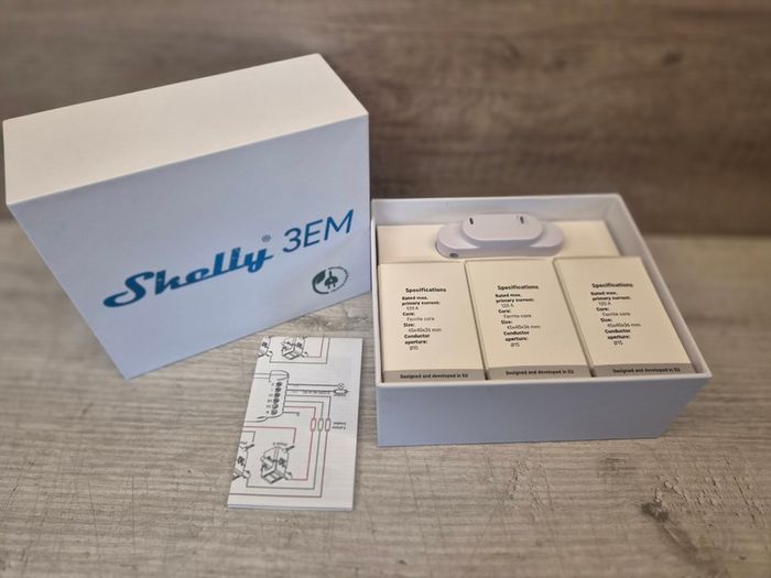 Shelly 3EM | WiFi 3 Channel Smart Energy Meter With Contractor Control