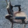 antique barbers chair Image 3