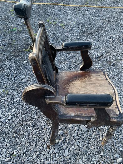 antique barbers chair