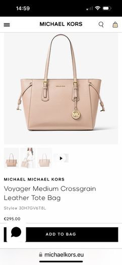 Genuine Michael Kors Pink Handbag