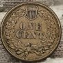 USA United States 1860 1 Cent Penny Indian Head Beautiful Grade Image 2