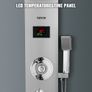 6 in 1 Shower Tower Panel Stainless Steel LED Display Wall Mounted Shower Panel System Panel Rainfall Massage Jets Waterfall Bathroom Shower Tower (FREE POSTAGE) Image 5