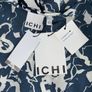 Brand-new Ladies Navy & White Knee Length Dress from ICHI With Pockets & Elastic waist Image 2