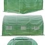 SUMMER SALE Polytunnel Greenhouse 3x2x2m 6m Squared Poly Tunnels Gardening Walk In Pollytunnel Tent with Steel Frame Image 4