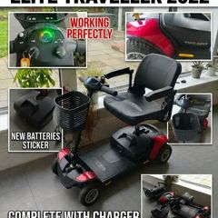 Pride Go-Go Elite Traveller 4-Wheel Mobility Scooter 2022 New Batteries