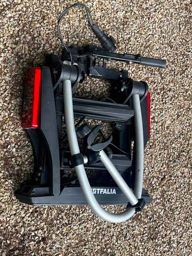 Westfalia towbar tilting bike rack 2 bikes, hardly used
