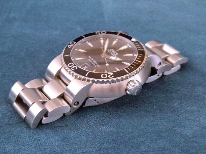 Oris TT1 diver date ref 7533