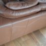 2 Seater Italian Leather Couch Image 6