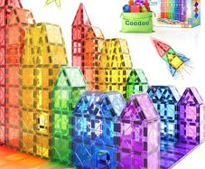 Magnetic Building Tiles Set - STEM Kids Blocks Toy - Brand New