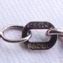 Vintage Sterling Silver Round CZ ball Pendant Chain Necklace (L18" - 3,02g) Image 8