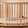 Mon Lit Cabane 7 in 1 Oval Evolving Cot, Natural Like New Image 2