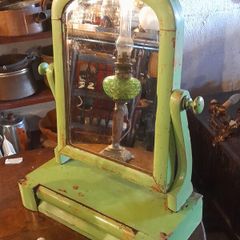 Vernacular Irish Crutch Framed Mirror