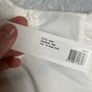 Ganni Cotton Poplin Blouse Sz 8UK 4US S White Ruffle Smock Classic Collar Image 8