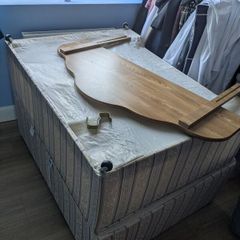 Double bed Base and headboard