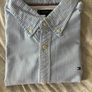 Tommy Hilfiger Blue Striped Oxford Shirt  L Image 7