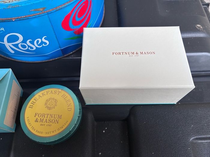 Collection sweet tins and boxes