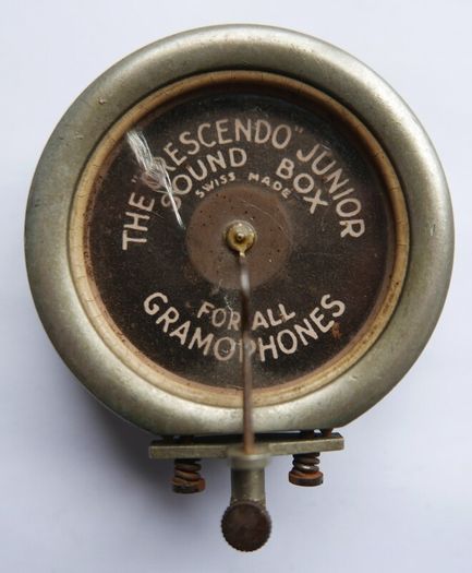 Antique gramophone pickup head Decca Crescendo Junior Gramophone Soundbox
