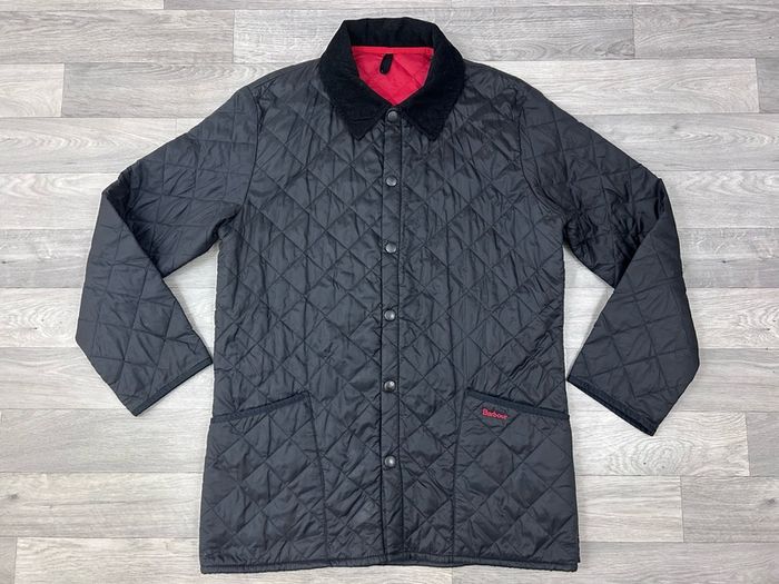 Barbour Liddesdale Black Quilted Jacket Mens M/L