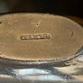 Army and Navy Antique glass hip flask, Image 2
