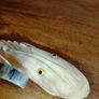 Vintage Carved Horn Fish Image 9