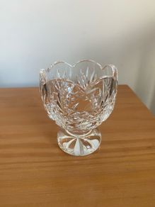 Waterford Crystal Giftware Footed Pot Pourri Bowl Ireland Irish Glass