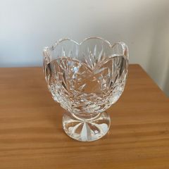 Waterford Crystal Giftware Footed Pot Pourri Bowl Ireland Irish Glass