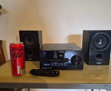 Mini CD Player and Bluetooth.  Micro Music System