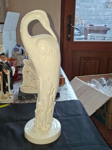 Royal Doulton Bone China Heron Sculpture named Patience part of the Images of Nature, Postage Available or Collection