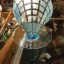 Deco glass  8"high. Call to Castlelodge Antiques West Square Macroom Co.Cork P12 T854  We are open Thursday, Friday and Saturday other times by appointment Image 4