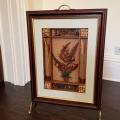 Vintage British Countryside Handmade 3D Artwork With Brass Easel Stand 50 times 66 cm