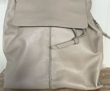Clarks women's medium backpack leather beige grey new
