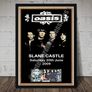 Oasis Slane Castle 2009 concert poster with ticket reproduction print Image 2