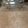 Glass Top Chrome coffee table Image 5