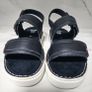 Ara ladies back strap dark navy platform sandals soft leather size UK 4 EU 37 new & boxed Image 2