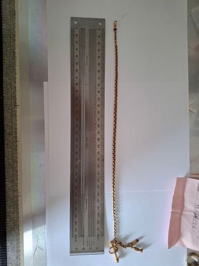 Gold watch chain