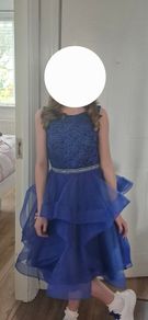 Confirmation Dress Royal Blue Size 10