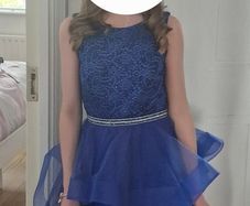 Confirmation Dress Royal Blue Size 10