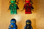 Lego Ninjago Honor robe ninja bundle/ joblot Cole, Lloyd, Jay, Kai day of the departed