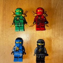 Lego Ninjago Honor robe ninja bundle/ joblot Cole, Lloyd, Jay, Kai day of the departed