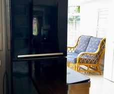 BEKO Fridge Freezer, Sleek Black Finish