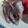 SET OF 2 Large Carved Vintage  Elephant BOOKENDS. Image 9