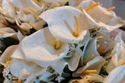 cala lily faux flowers silk flowers wedding